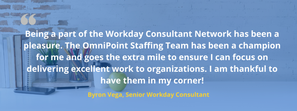 testimonial of OmniPoint Staffing consultant